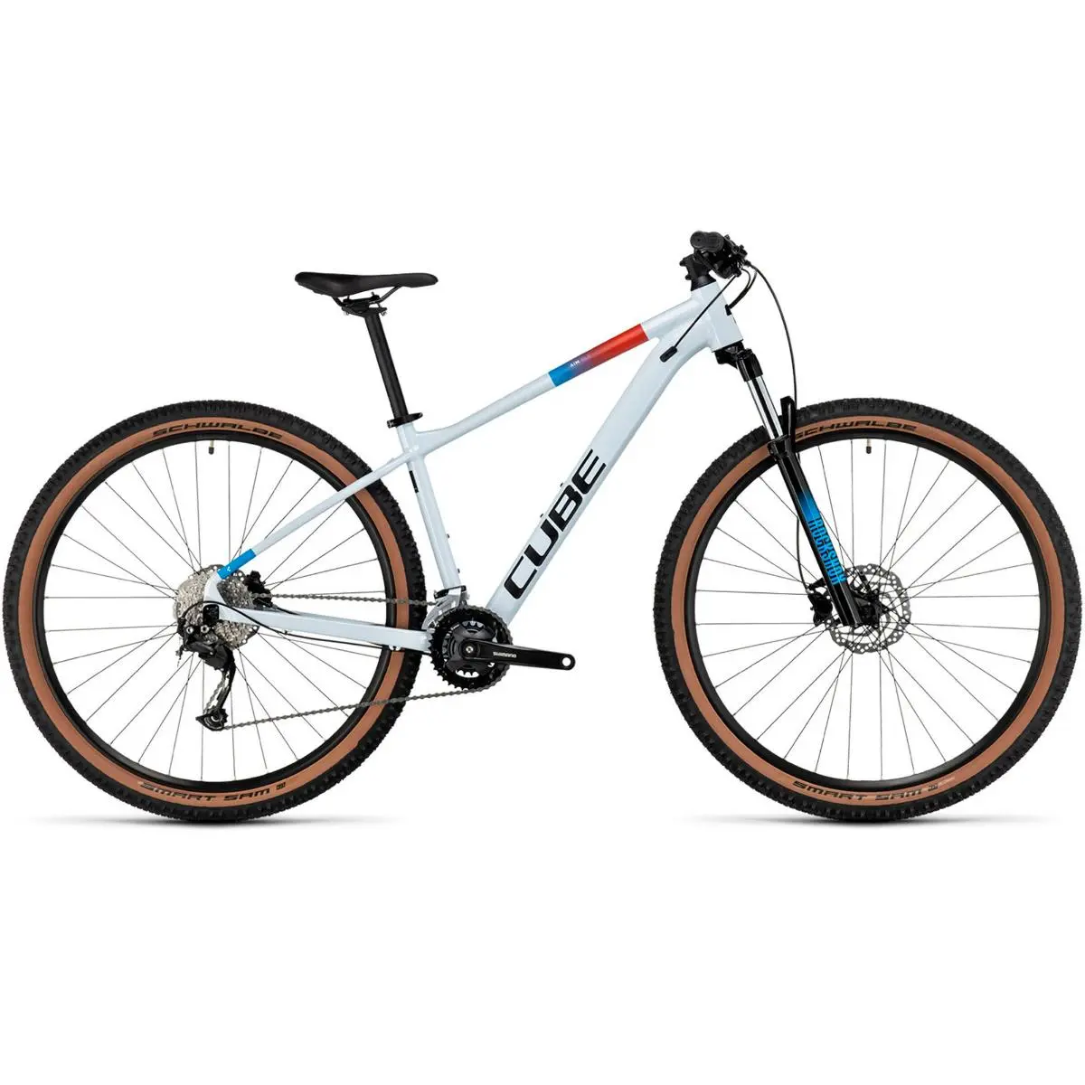 Велосипед CUBE Aim SLX white n blue n red (2024) от магазина Супер Спорт