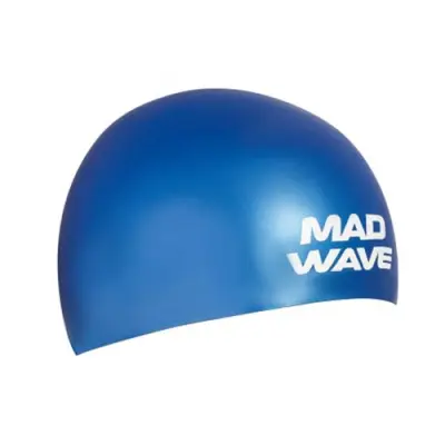 картинка Шапочка для плавания Mad Wave Soft Fina Approved blue 